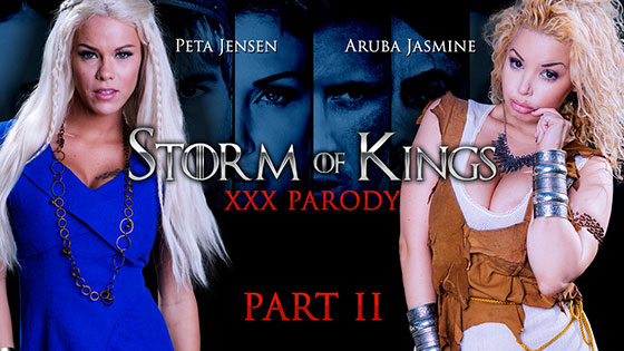 ZZSeries: Aruba Jasmine and Peta Jensen, Storm Of Kings XXX Parody: Part 2